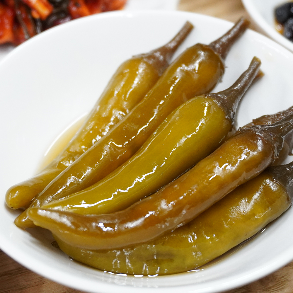 국산 간장고추 A+ 1kg 새콤달콤 아삭한 맛 : 건영푸드