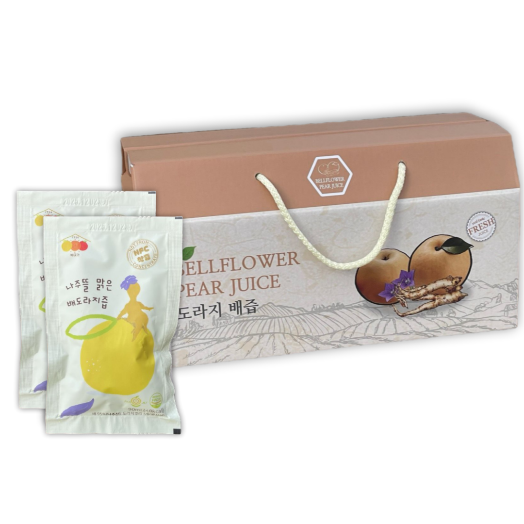 30포입 나주 추황배와 신고배, 금산 도라지가 들어간 도라지배즙 100ml : 해곳간