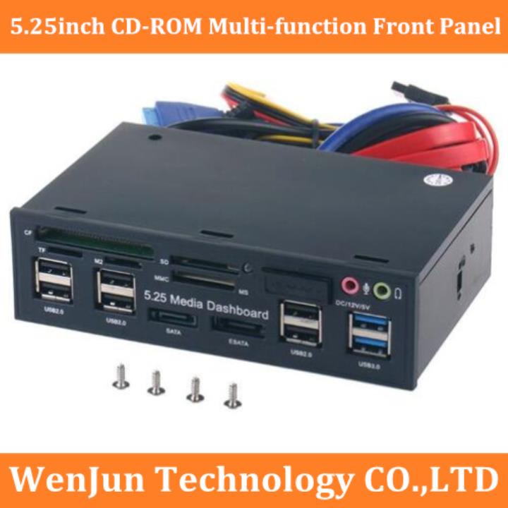 USB 3.0 전면 패널 드라이브 베이 데스크탑 컴퓨터 섀시 LCD 온도 디스플레이 팬 속도 제어 : 로티company