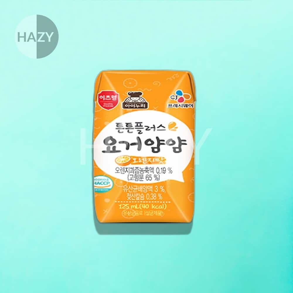 헤이지 이츠웰 튼튼플러스 요거얌얌 오렌지125g 이츠웰요거얌얌 어린이요거트 : 헤이지09