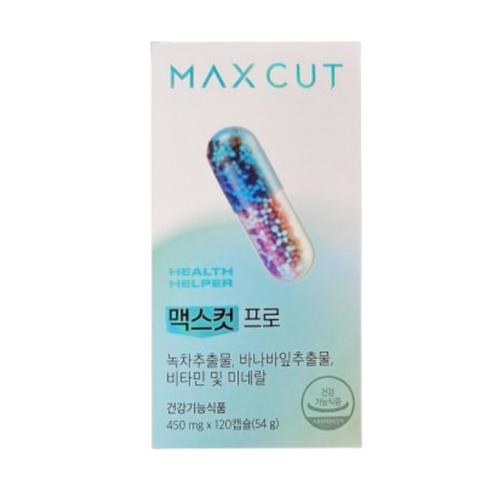 헬스헬퍼 맥스컷 프로 녹차 카테킨 120정 1박스 : RED BAND