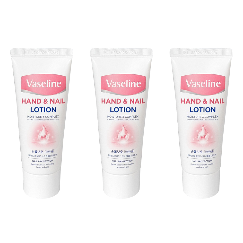 애경 바세린 핸드 앤 네일 로션 60ml x 3개 : 늘푸른테크