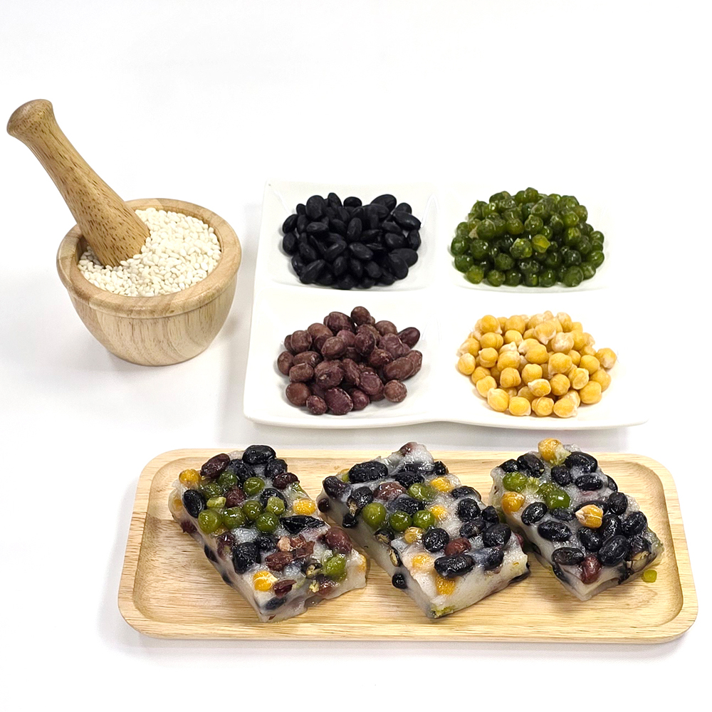 개별포장 콩찰떡 서리태 병아리 콩떡 선물용 찹쌀떡 쇠머리찰떡 10개입 : 동네떡방앗간