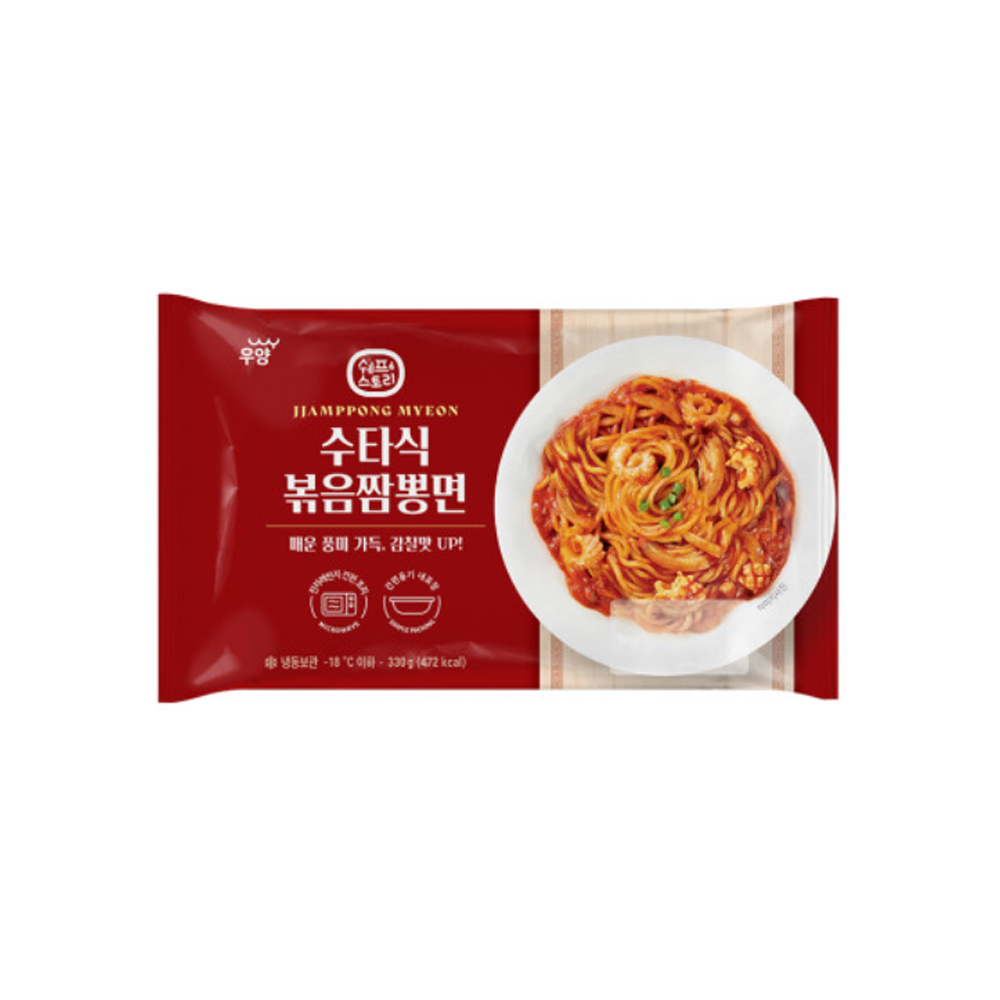 쉐프스토리 수타식 볶음짬뽕면 330g x 7개 : 위드원샵
