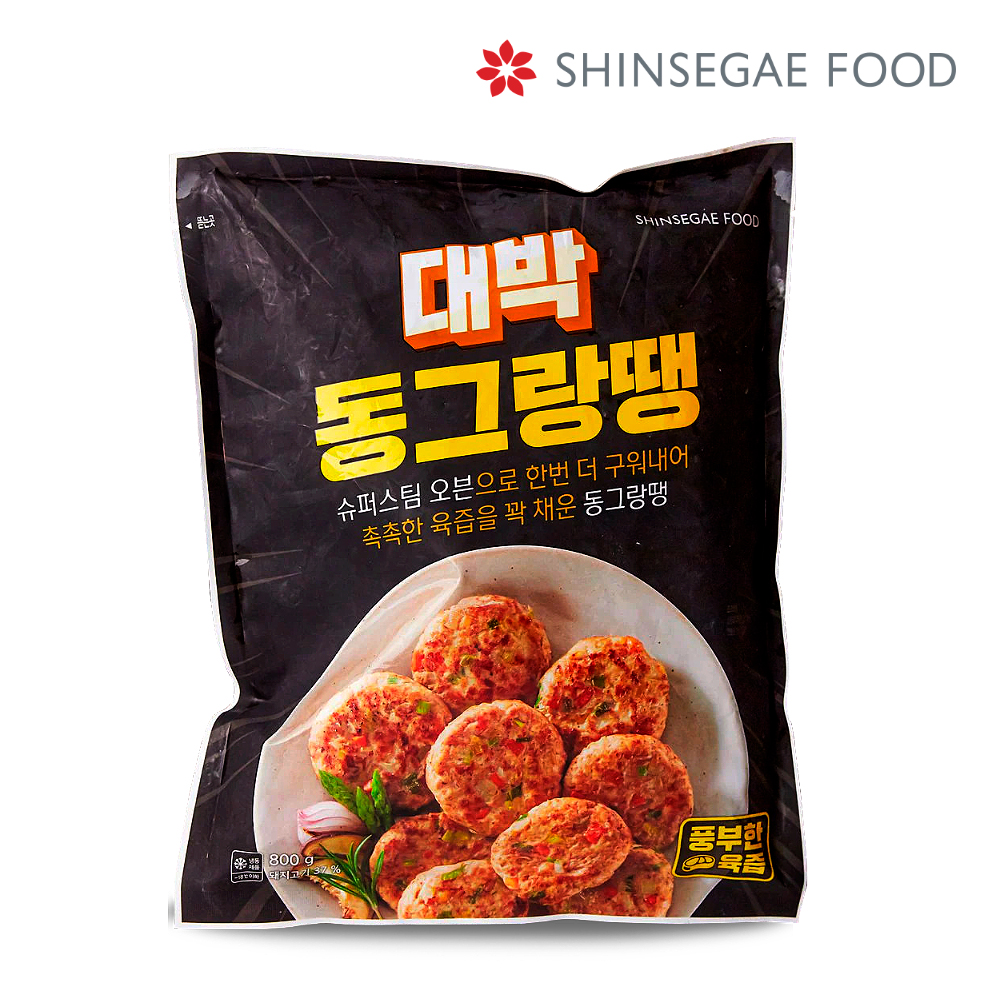 신세계푸드 대박 동그랑땡 800g (냉동) 국내산 돼지고기 명절음식 전부침요리 막걸리안주 : 푸드채널