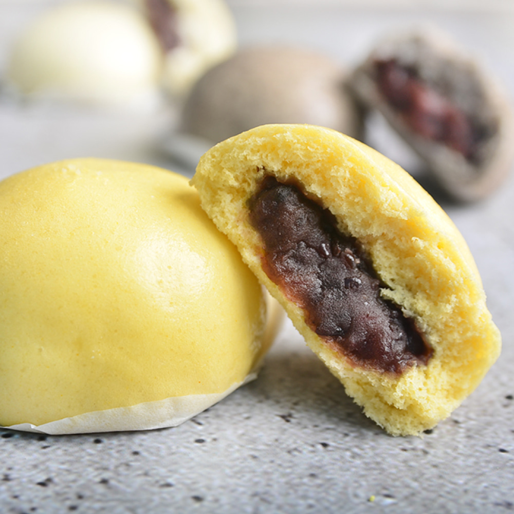 네니아 우리밀 단호박 팥 찐빵 1Kg(50gX20개) : 양씨네 편리점