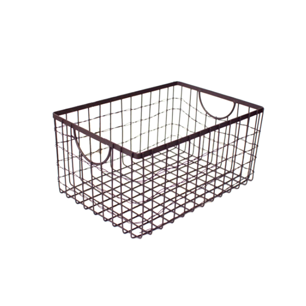 포카치아 사각 바스켓 브라운 : countryitem