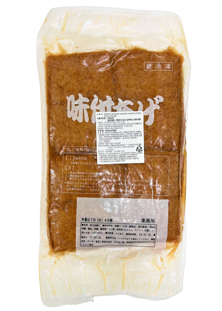 오케이 냉동 사각 조미유부 40매  900g 대왕유부 : 덕인푸드