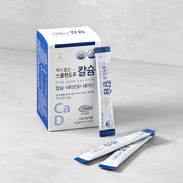 뼈와 치아 형성, 골다공증발생 위험 감소에 도움 먹기 좋은 스몰윈도우 칼슘 : 작은창큰풍경 건강을 드리다