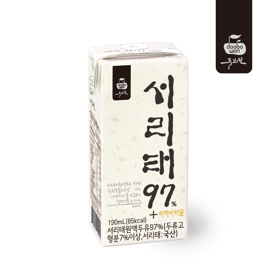 두보원 서리태97두유 16팩 (16팩x1박스) : 라온엘