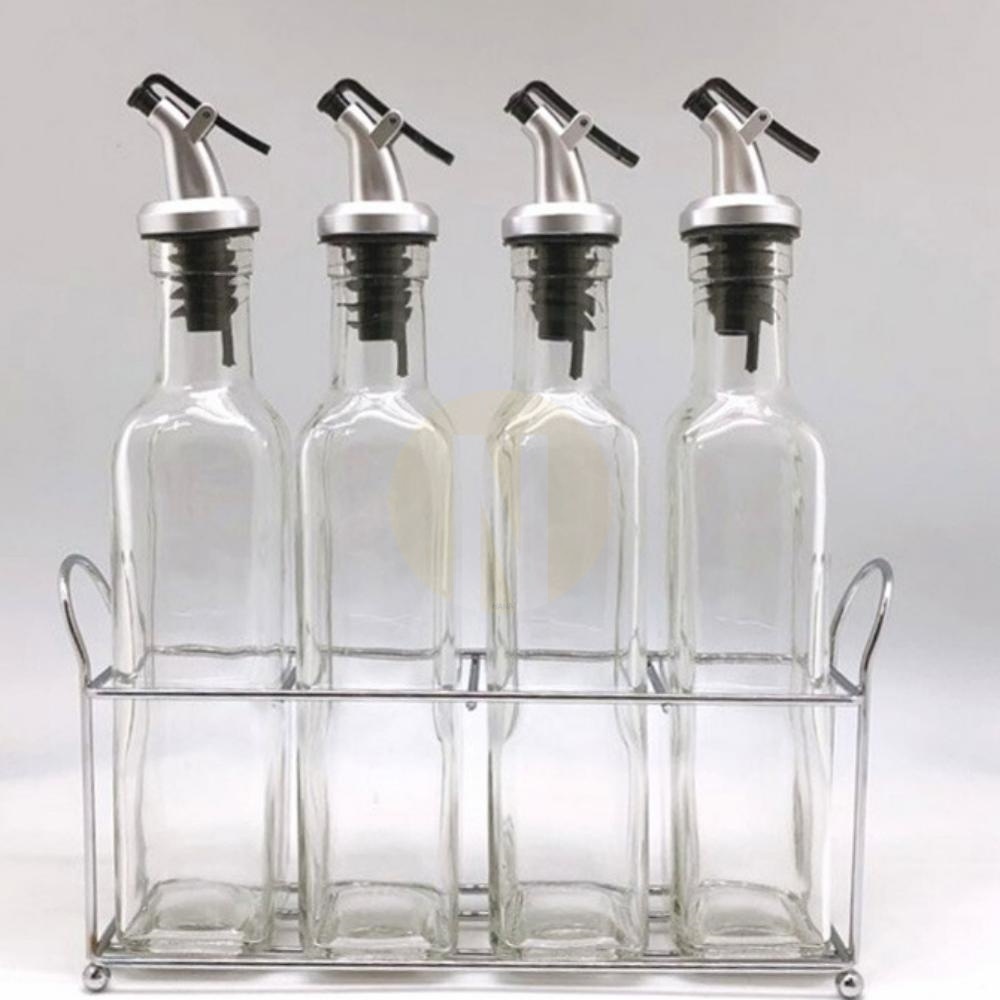 하나나 유리 오일병 250ml 4P 간장유리병 기름공병 : 하나나마켓