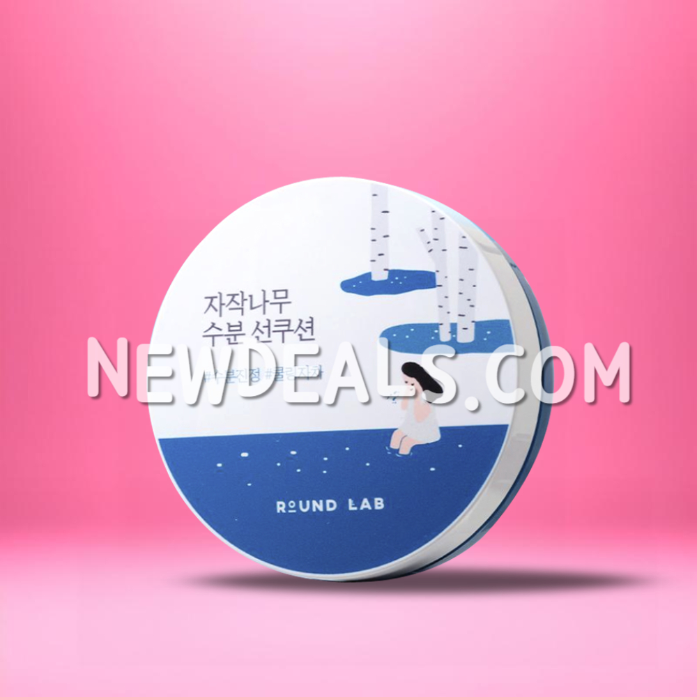 라운드랩 선쿠션 자작나무 수분 썬쿠션 본품 1개 무기자차 톤업 쿨링 : 뉴딜스