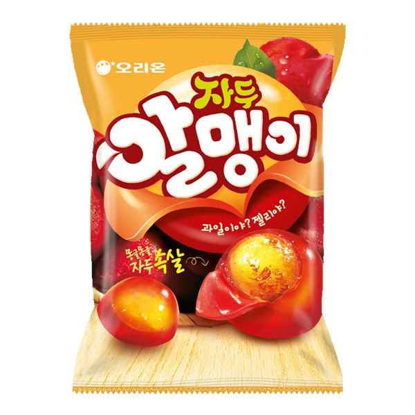 오리온 포도알맹이 +자두알맹이+키위알맹이+리찌알맹이+황도알맹이+코코망고 알맹이 67gx각10개(총60개) : 스윗몬24