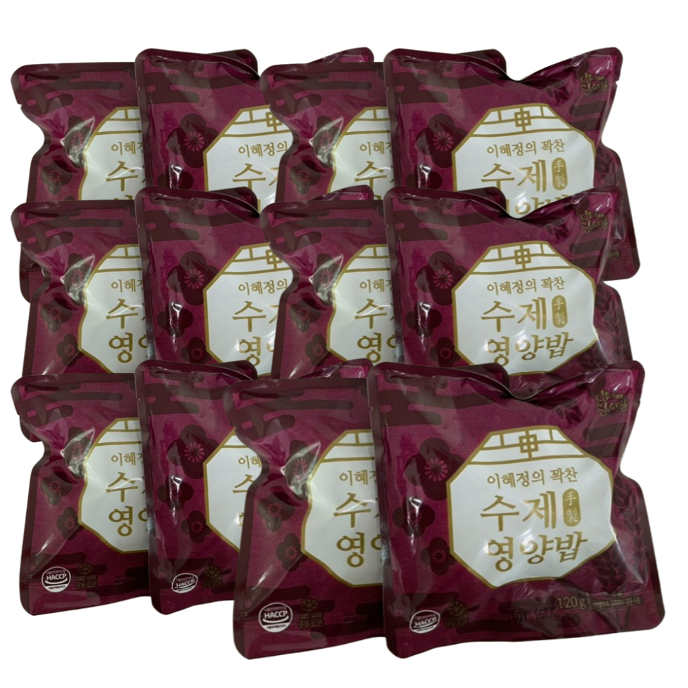 빅마마 이혜정의 꽉찬 수제 영양밥 120g 20팩 : JungDeunshop
