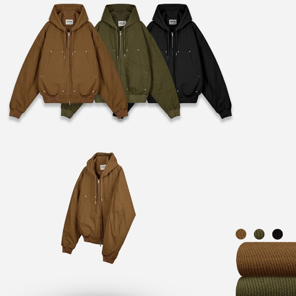 southtown 카펜터 워크 후드집업 24fw 더블니 자켓 사우스타운 : apAcka.homme