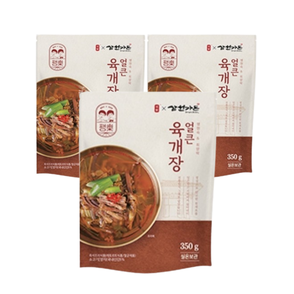 삼원가든 얼큰육개장 350g x 10팩 : JungDeunshop