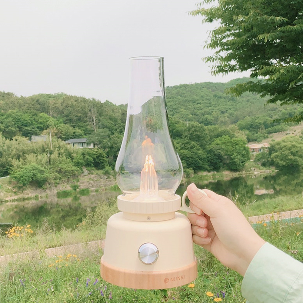 호롱불 LED 랜턴 감성 조명 램프 캠핑 렌턴 차박 집 무드 인테리어 캠핑등 다용도 : 구구세이프