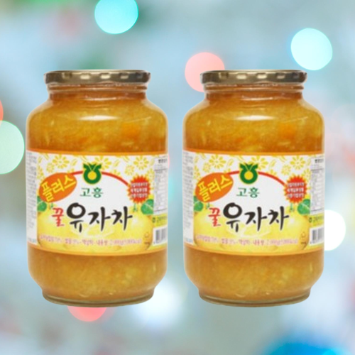 고흥 유자 하이볼 농장 유자즙 유자청 에이드 2kg 2개 : 헬스메디칼