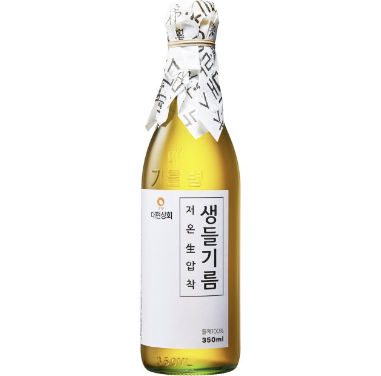 대현상회 저온압착 생들기름 350ml 저온압착 식자재 가정용 식당용 업소용 고소하고 진한 들기름 : B.Tree