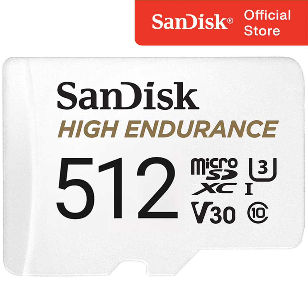 샌디스크 마이크로 SD카드 High Endurance 블랙박스 메모리 512GB : 주식회사 피아이디