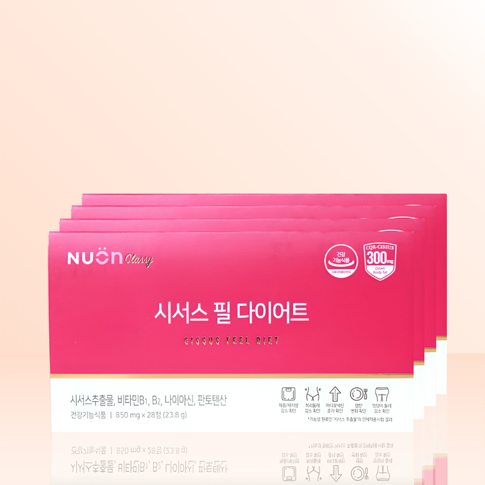 뉴온 시서스 필 다이어트 (850mg x 28캡슐) 28정, 4개 : 주식회사 아이바이