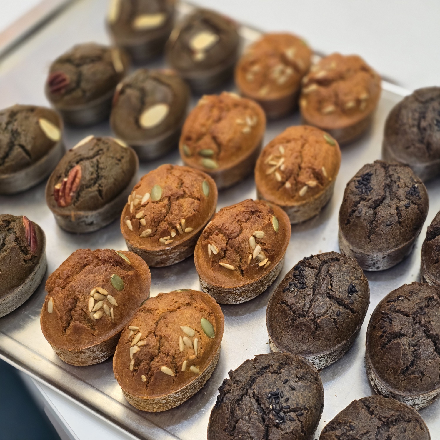 쌀롱해랑 찰꿀빵 떡빵 찹쌀빵 찹쌀브라우니 글루텐프리 간식 아침대용 : 쌀롱해랑