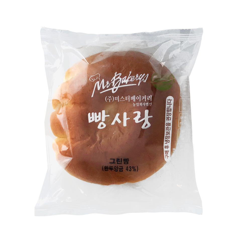 빵사랑 그린빵 90 x 10봉 제과점빵 : 도도나몰