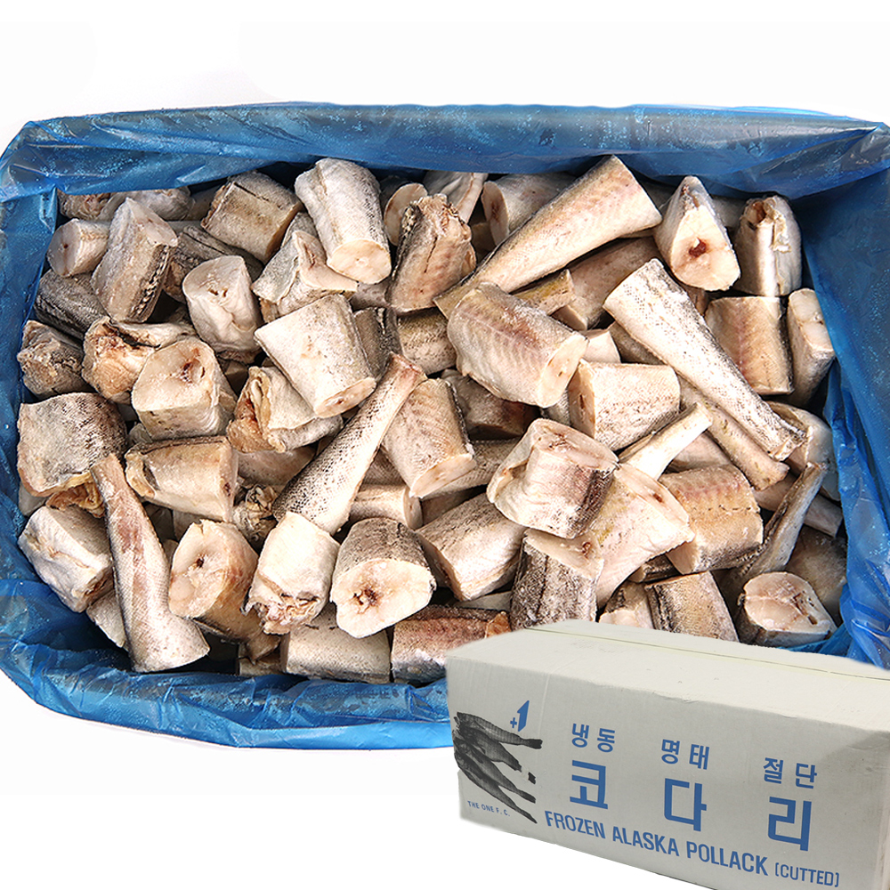 냉동 절단 코다리 1박스(10kg) 손질 반건조 말린명태 코다리조림 찜 : 바다냄새
