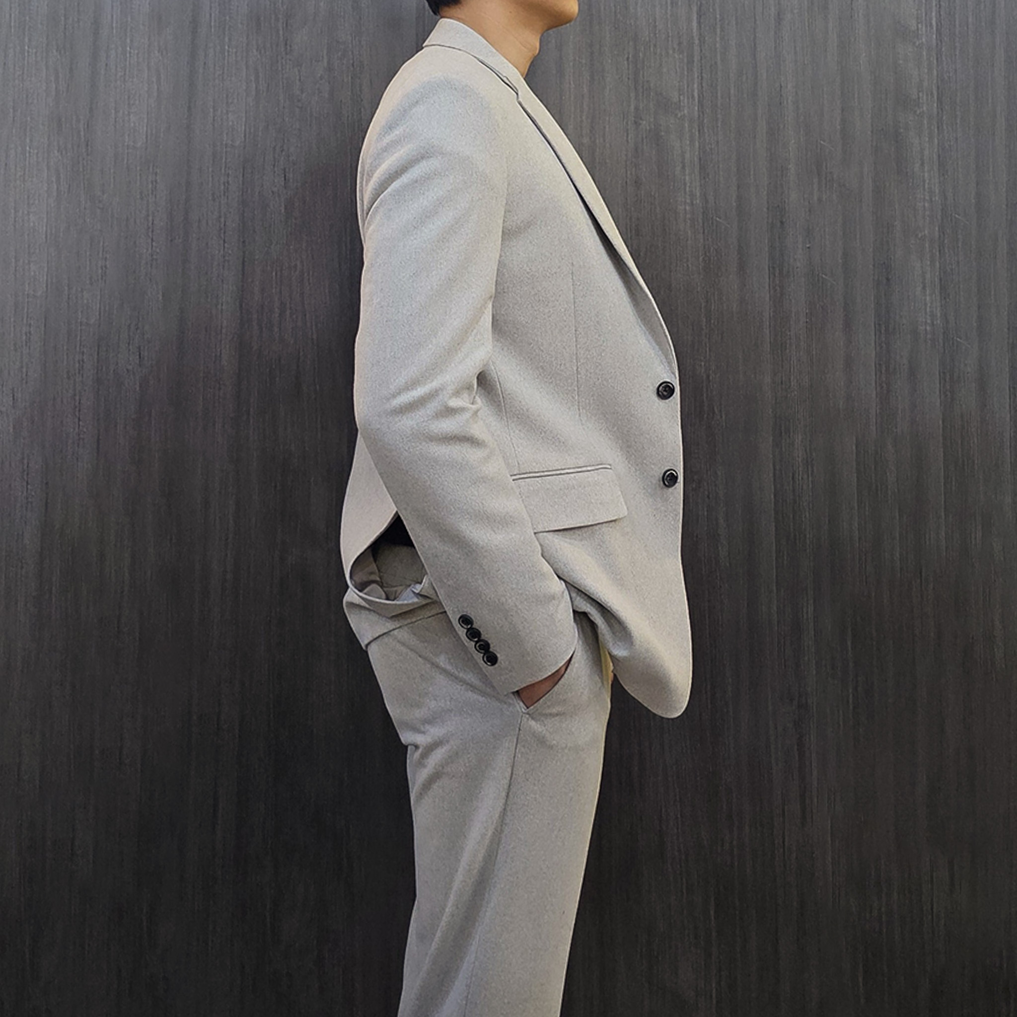 지오송지오 자켓 (가을,겨울용 전체안감)프리베핏 파일트윌소재 셋업 캐주얼 자켓 베이지ZG6EJ602 : 지오송지오죽전점