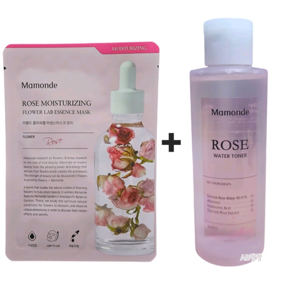 마몽드 로즈워터 토너 150ml+마몽드 마스크팩1매 : AB당당