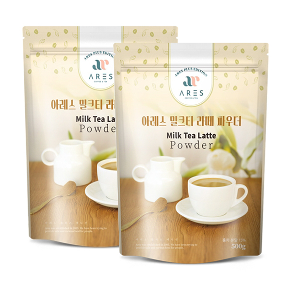 아레스 밀크티라떼 파우더 500g 2개세트 : 커피바바 주식회사