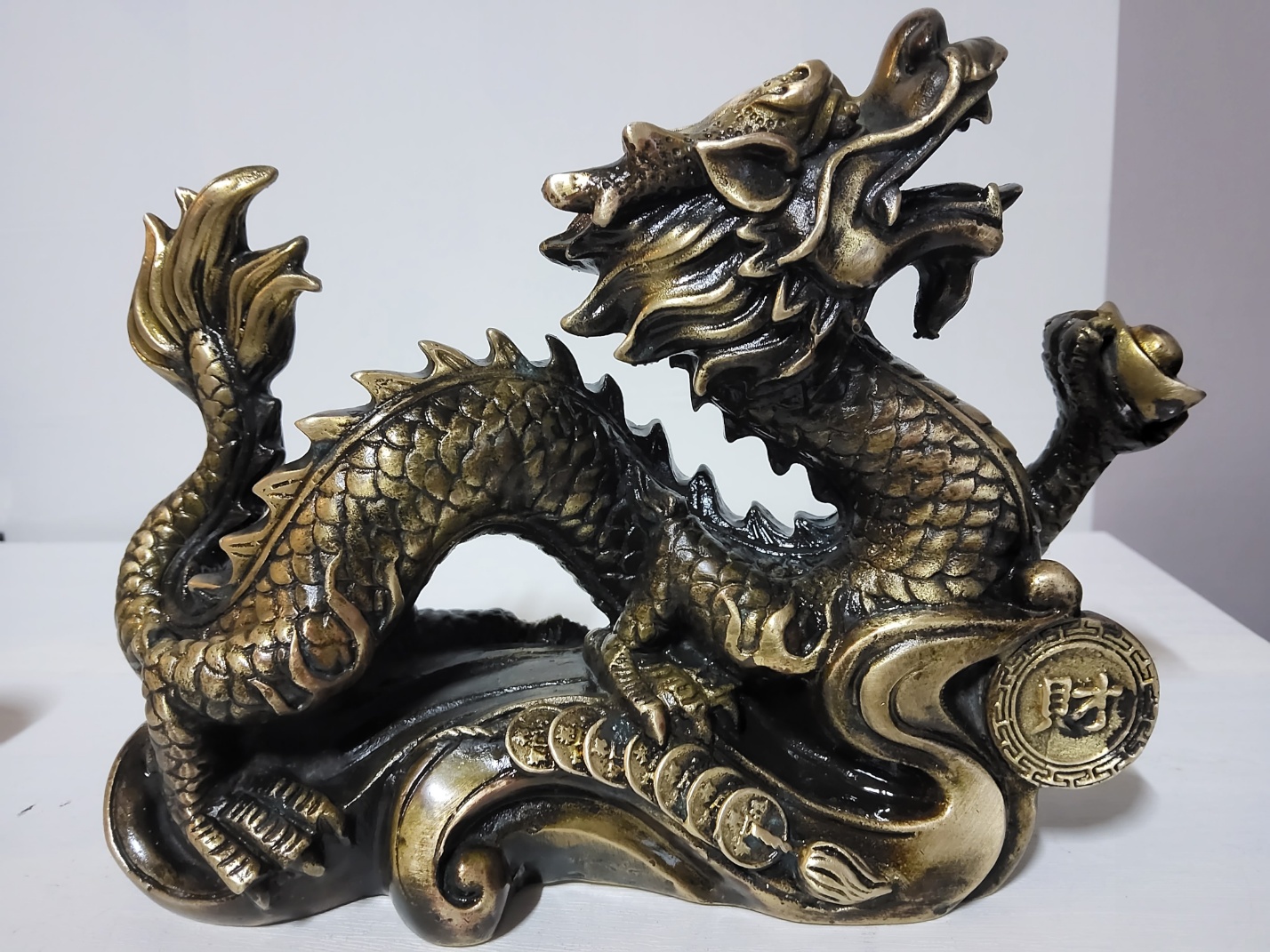황동 재운 금은보 용상 길이26cm 무게2.2kg 단초마을 골동품/수집품/도자기 : 단초마을