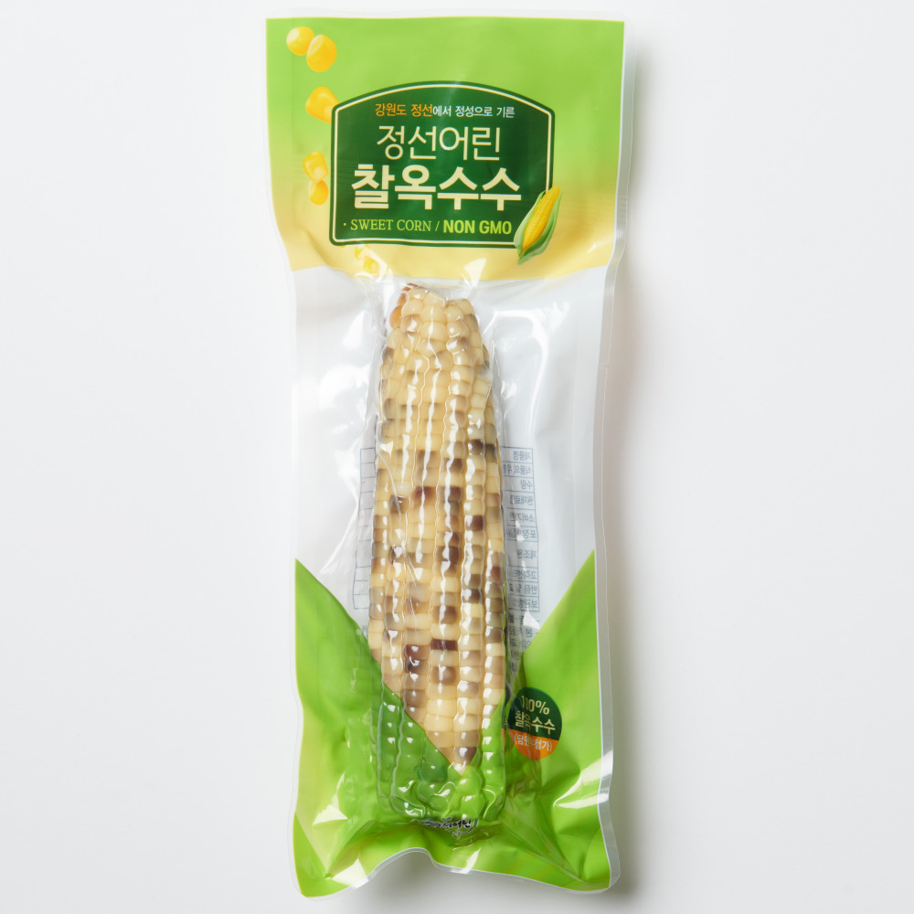 정선어린 찰옥수수 강원도 찐 냉동 흑 찰 옥수수 9개(9팩) : 정선어린농장