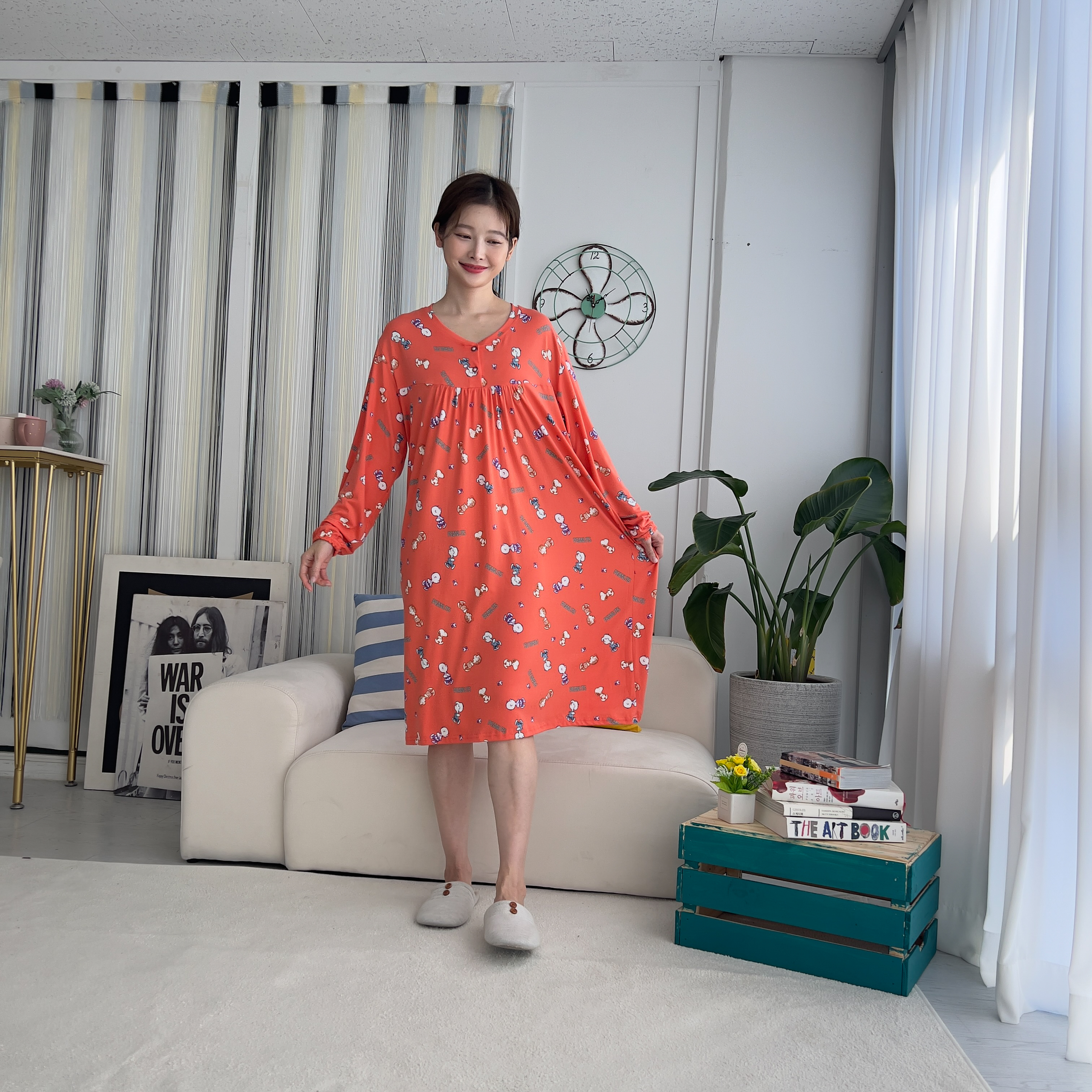 피치기모  스누피 원피스 잠옷♥ : 블랑와이