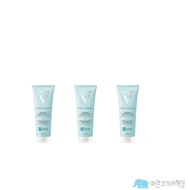 비쉬 포밍 클렌징 크림 125ml 3팩 : 파란코끼리책상