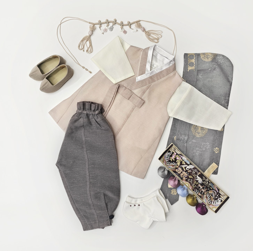 가온해 남아 백일 돌 한복 대여 : 가온해테이블