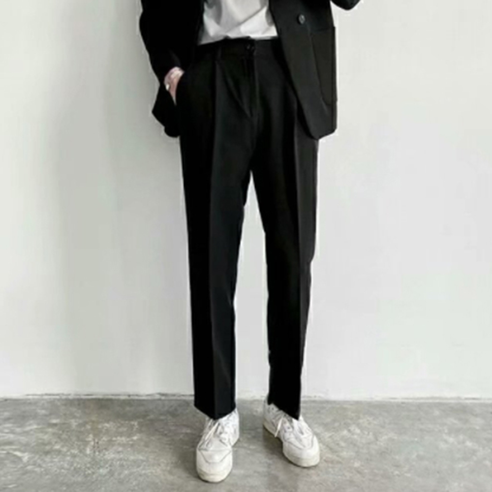 남성 와이드팬츠 슬랙스 10부 바지 : 투더문컴퍼니