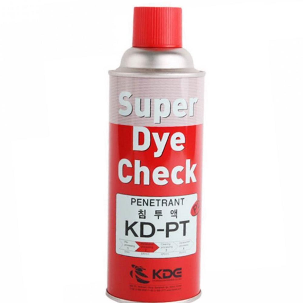 균열체크 침투탐상제 슈퍼 다이체크 KD-PT 침투액 450ml : 윤구네