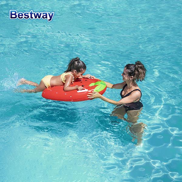 Bestway42049 팽창식 서핑보드 버디 풀 라이더 손잡이가 달린 비치 플로트 3 가지 색상/1 : 천마산통합상사
