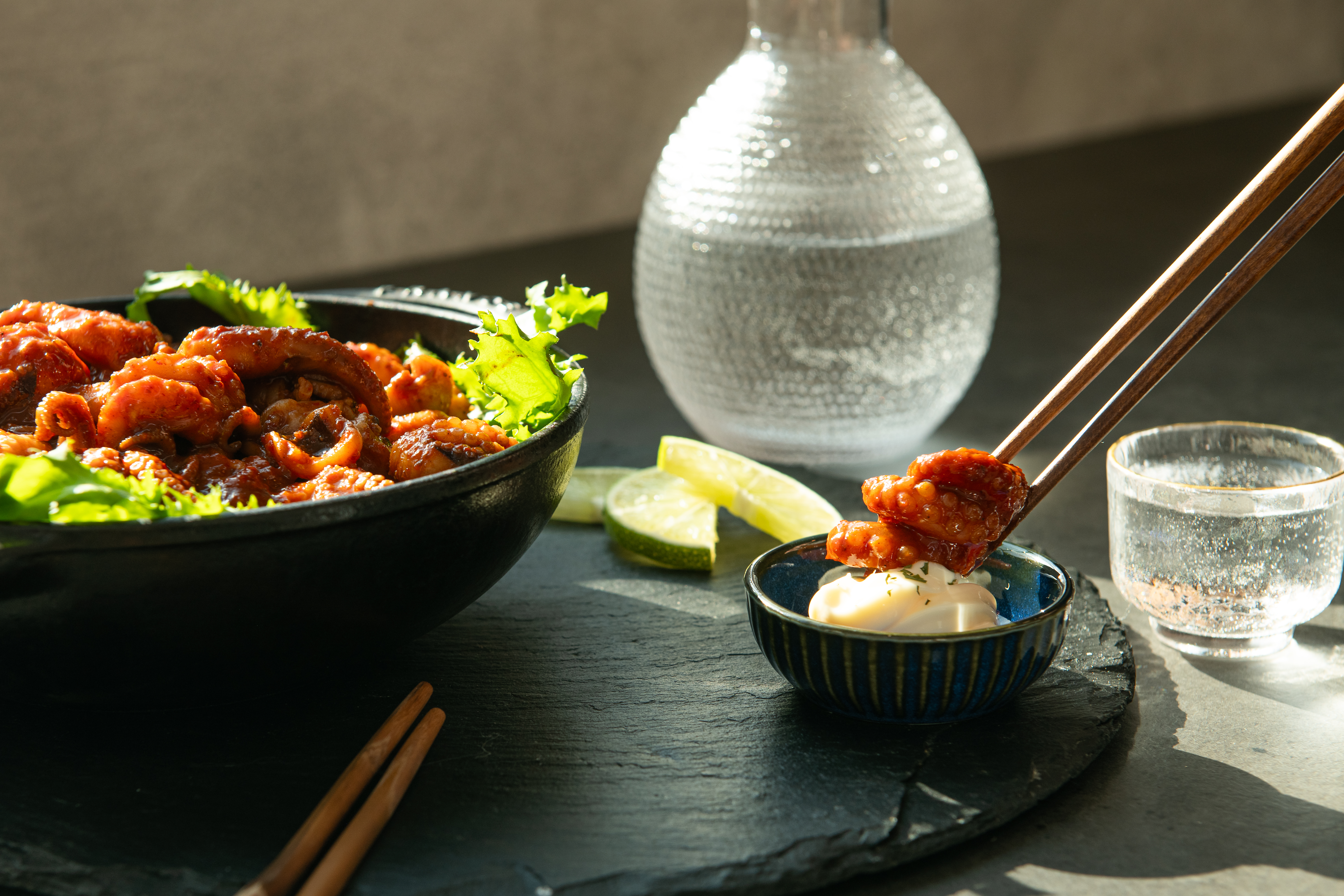 신당쭈꾸미 약간매운맛 500gx4팩 양념 주꾸미볶음 캠핑요리 음식 냉동밀키트 : 씨에이치엔