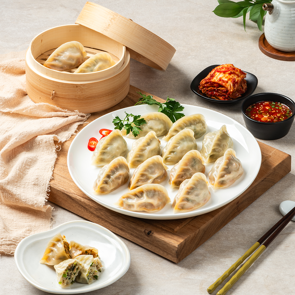 동산만두 속꽉찬 시래기 고기만두 김치만두 세트 : 17PM