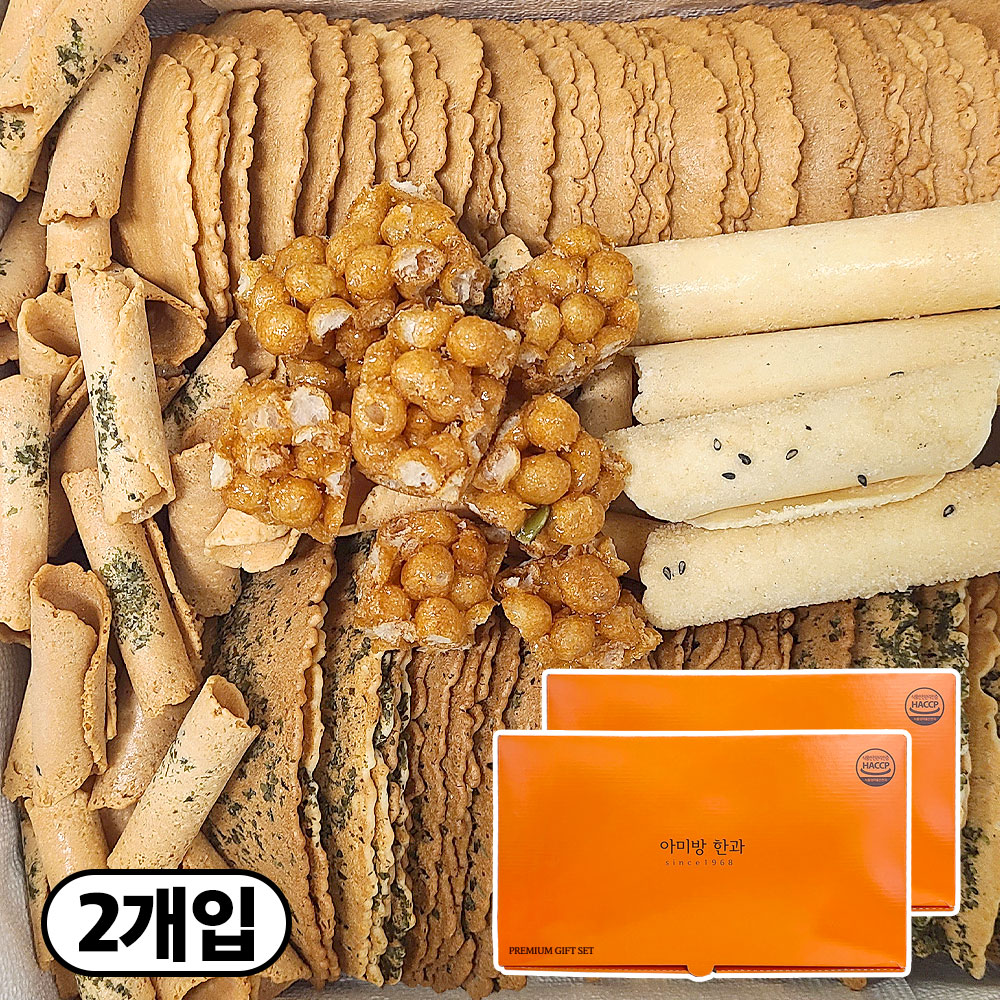 효도전병 옛날과자 센베이 센베 전통 생과자 셈배 1kg 2박스 : 대삼민속식품