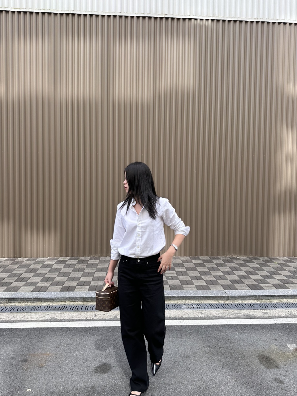 여성 클래식 블랙진 : 히피플