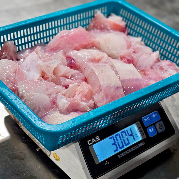 묵호항조업 생물 곰치매운탕 넉넉한 2-3인분 깔끔하게 손질된 곰치무게만 1kg 곰치탕 곰칫국 곰치김치탕 곰치국 : 더좋은씨푸드