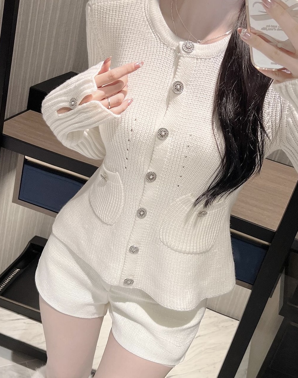 포켓가디건 프릴가디건 니트가디건 라운드가디건 : 써니핏 sunnyfit