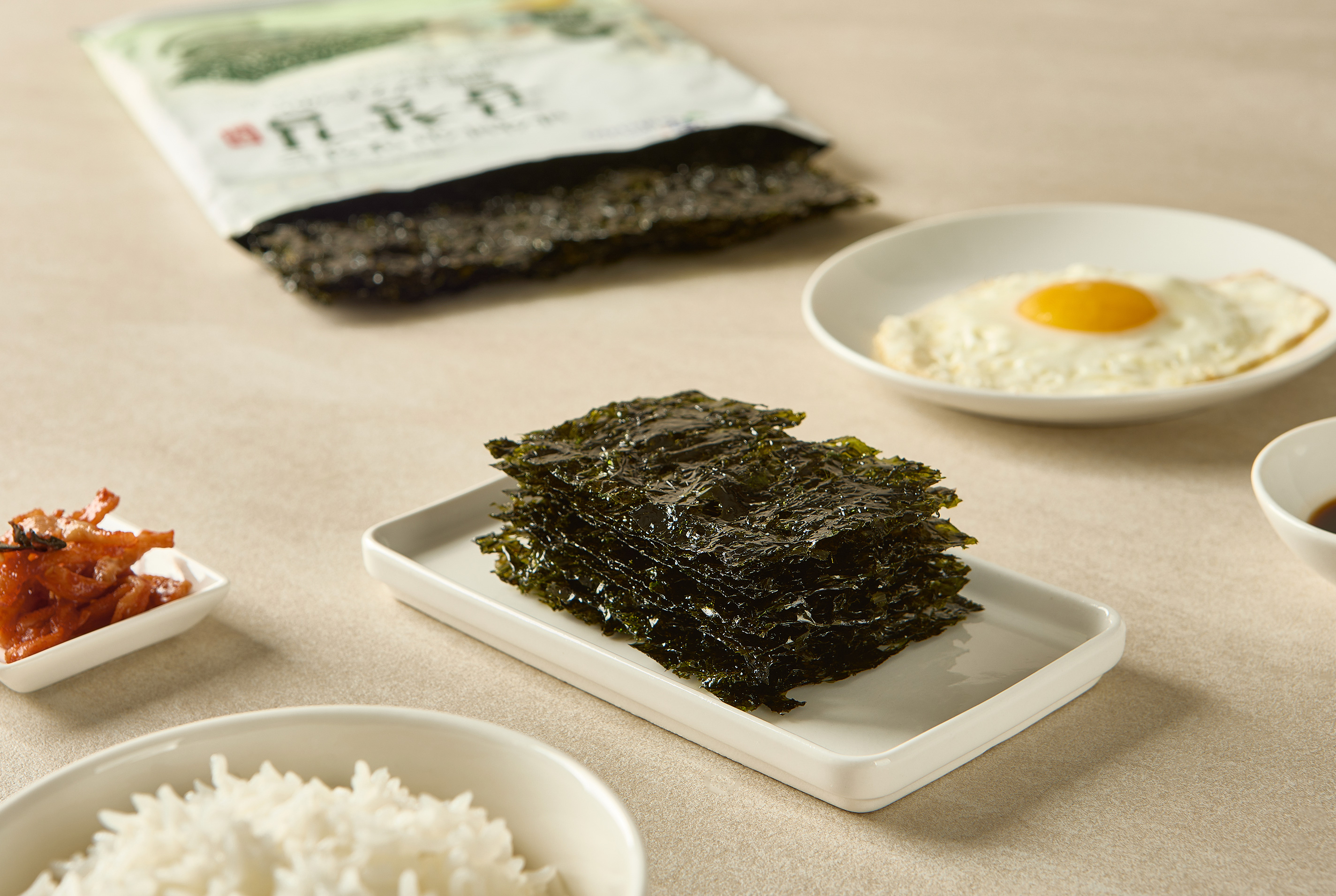 산해푸드 바삭바삭! 맛있는 곱창김(조미김) : 산해푸드