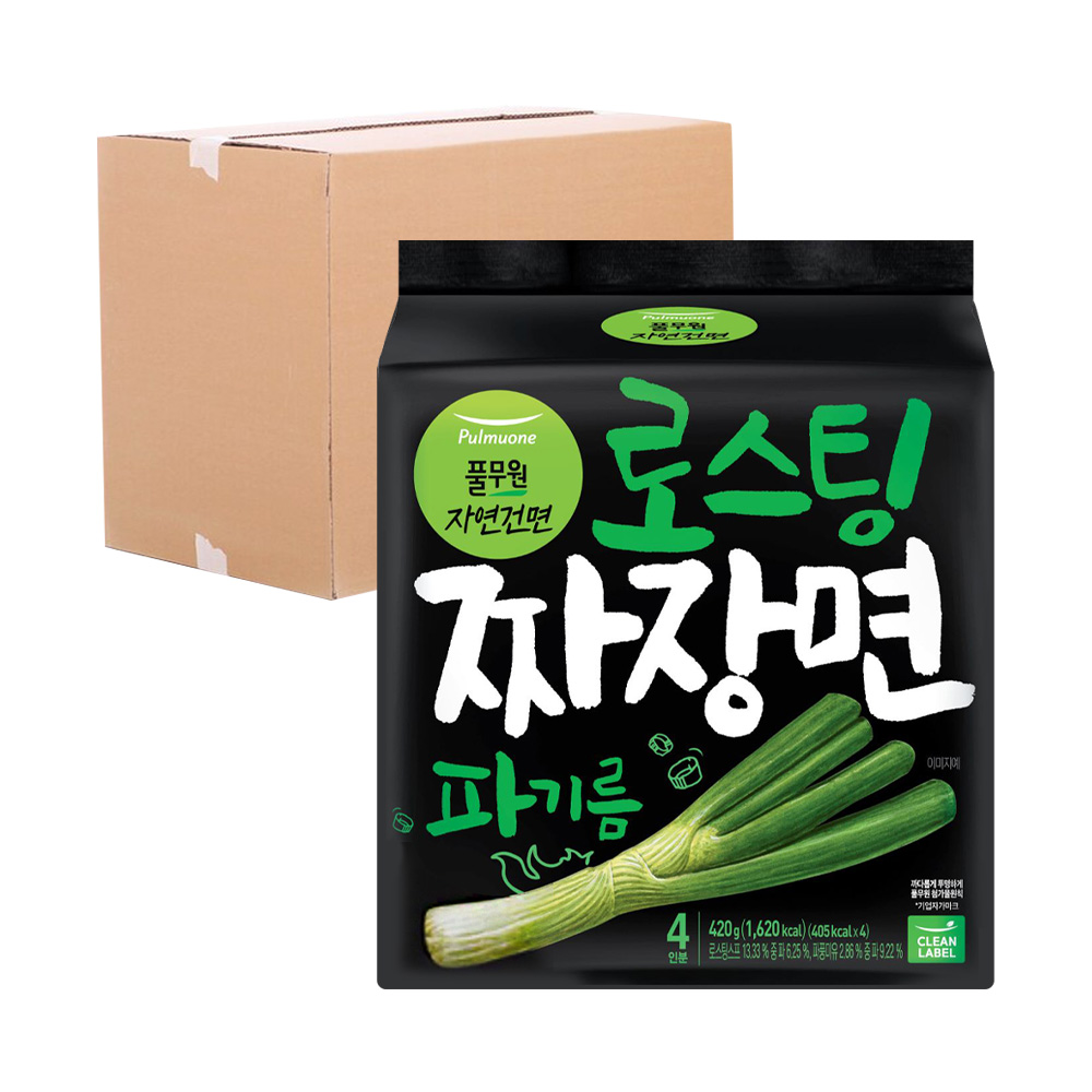 굿 박스 풀무원 로스팅 파기름 짜장면 105g 4입 8입 : 굿즈테라피