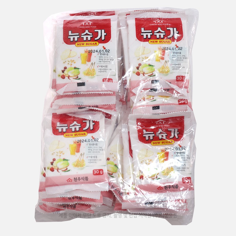 천우식품제조장 뉴슈가30g 10팩 : 다물식자재