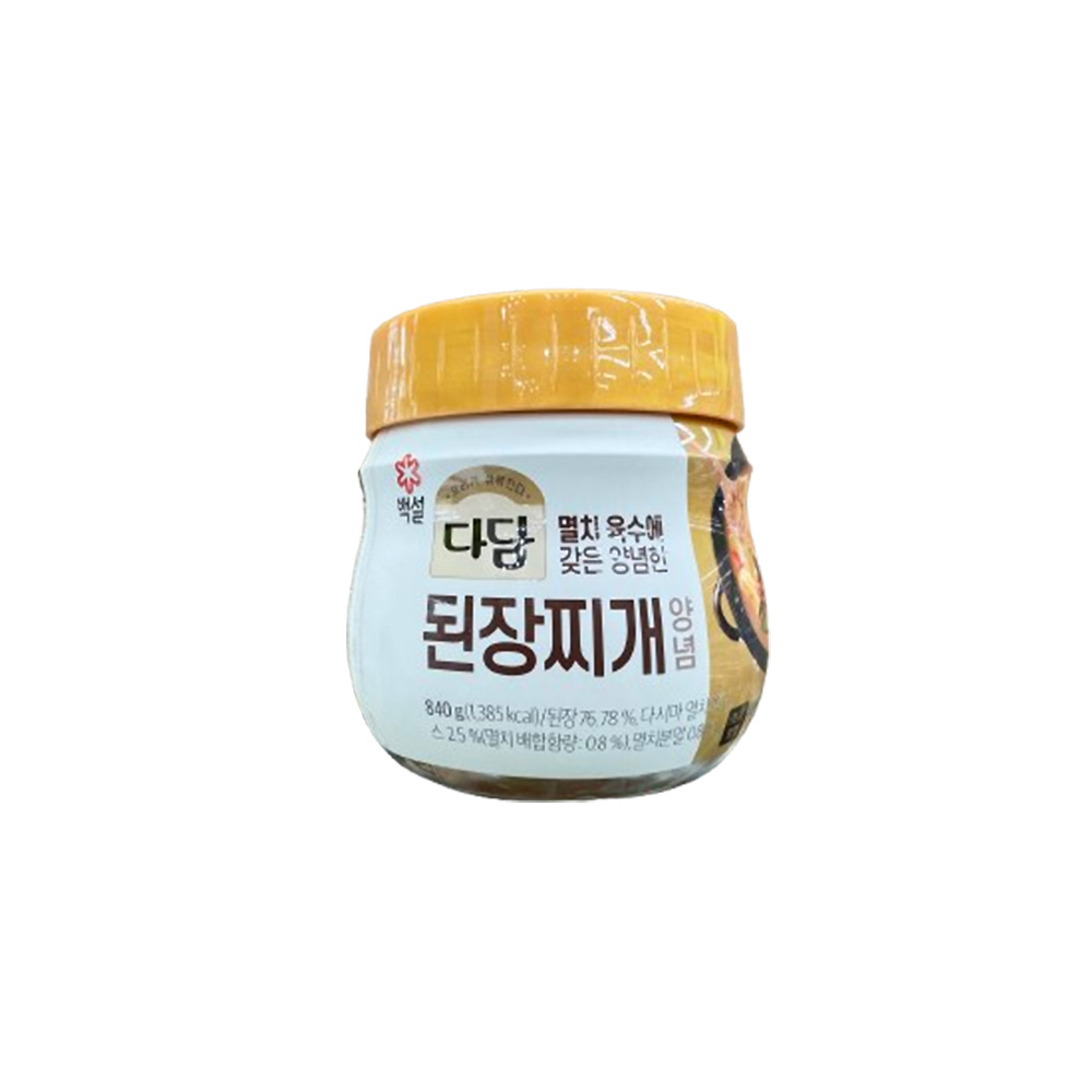 굿냉장 CJ 다담 찌개전용된장 840g 아이스박스 추가구입 필수 : 굿즈테라피