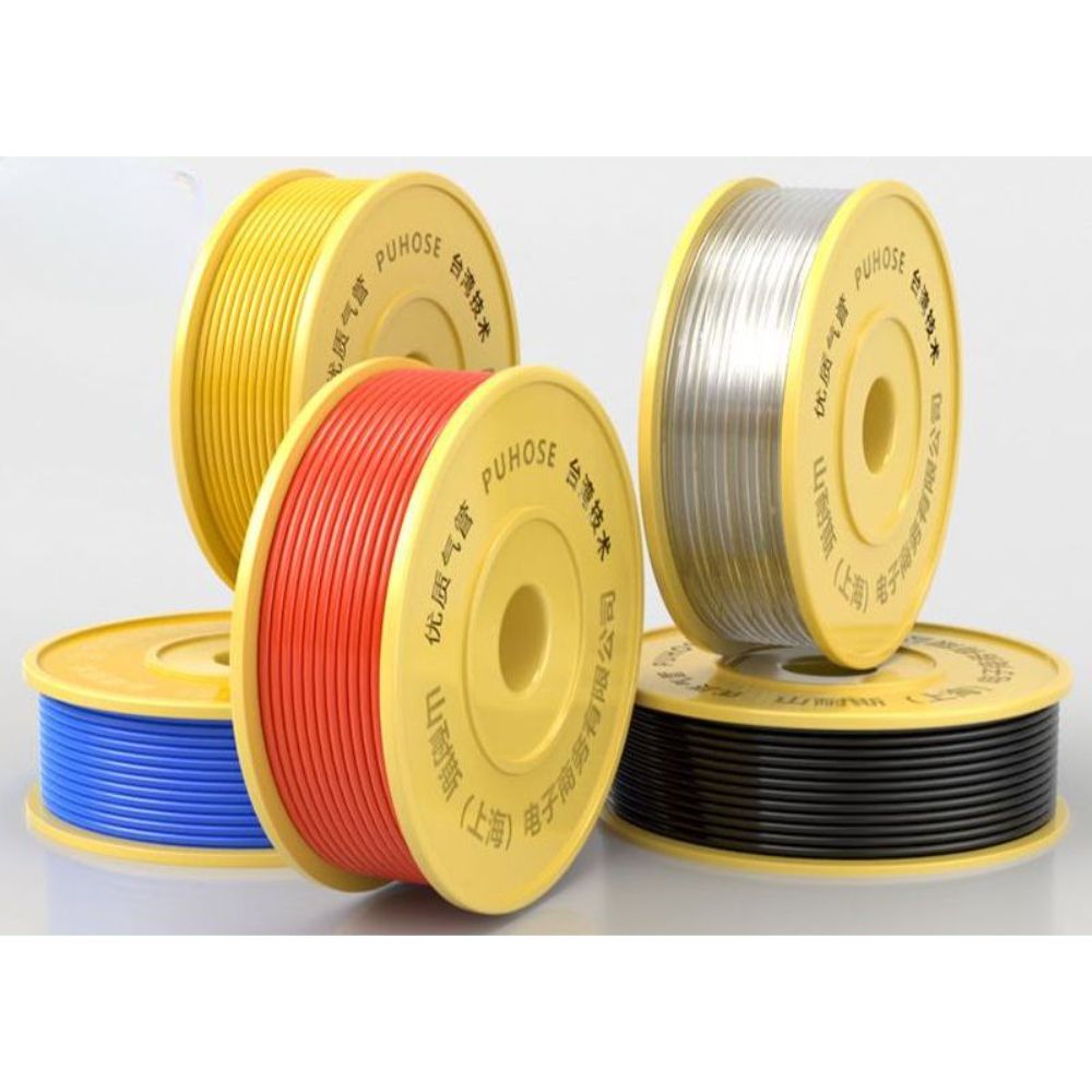 12MM 에어릴 8mm 호스 피팅 유공압 10mm 자동 형광우레탄 고압호스 투명 : 셀러케이몰